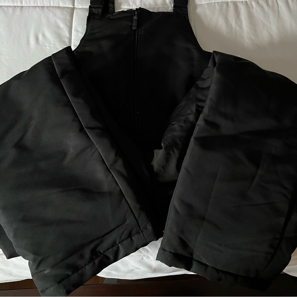 Black Puffer  Overalls